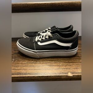 Vans Classic Black and White Skate Shoes